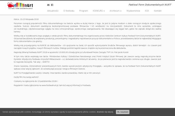 festiwalnurt.pl site used NovaPress