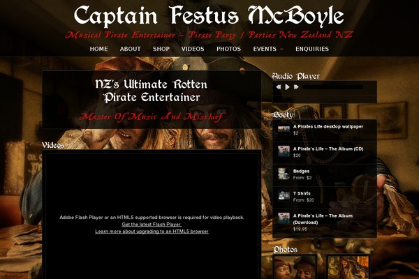 FWRD theme site design template sample