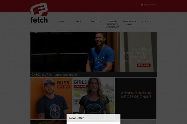 Tendershop theme site design template sample