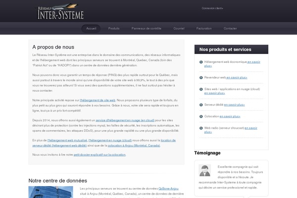 Radiant theme site design template sample