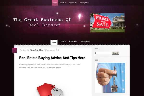 Glow theme site design template sample