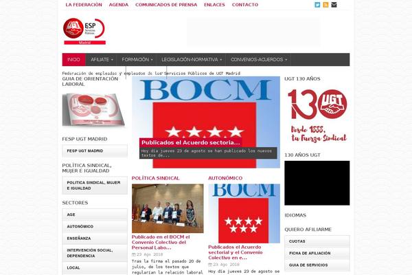 Eris theme site design template sample