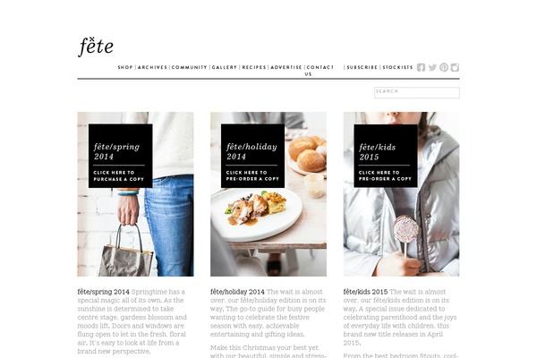 fetepress.com.au site used Wesper-child