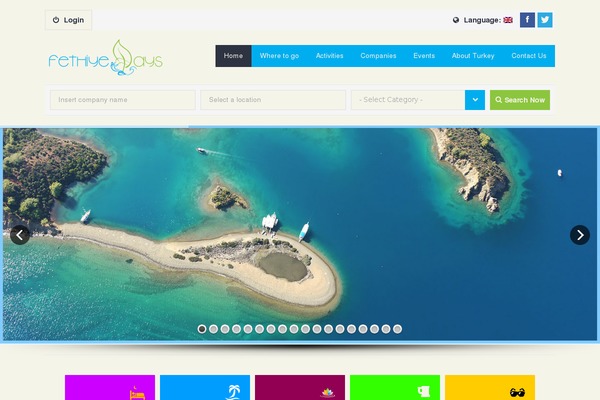 Metrodir theme site design template sample