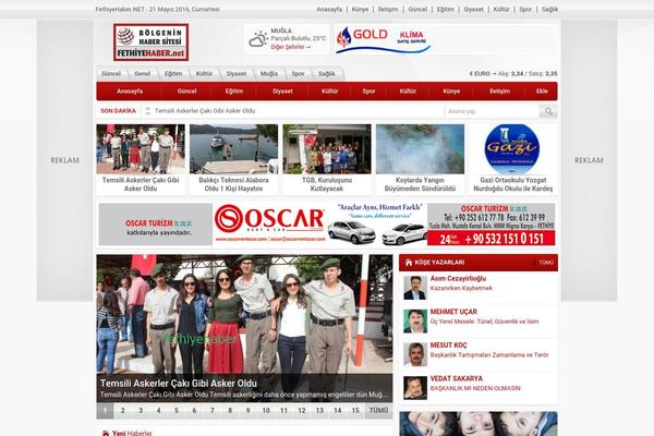Haber theme site design template sample