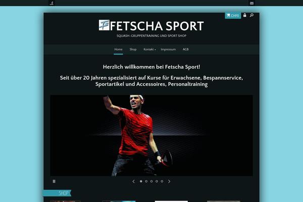 Enfinity theme site design template sample