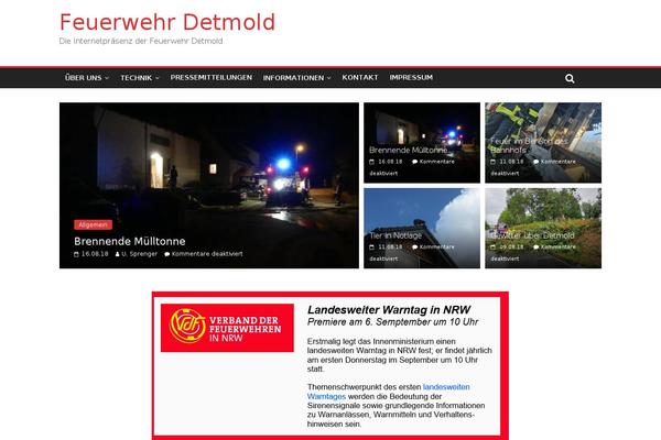 Site using Einsatzverwaltung plugin
