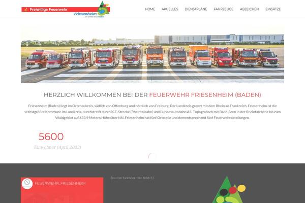 Fortuna theme site design template sample