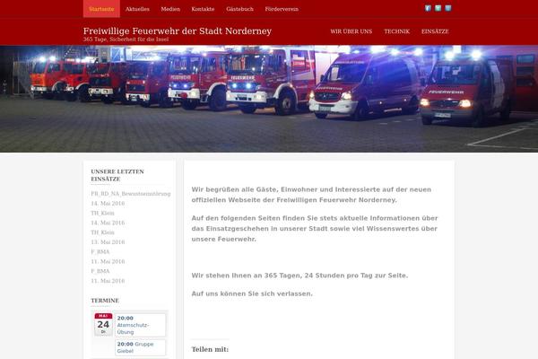 feuerwehr-norderney.de site used Blockade