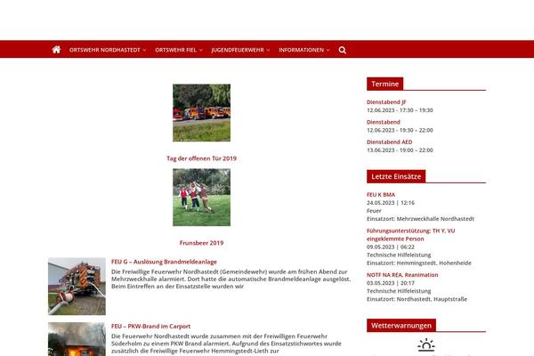 Site using Einsatzverwaltung plugin