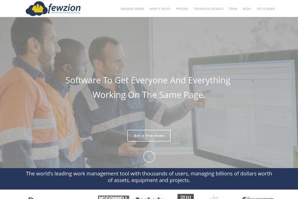 Jupiter theme site design template sample