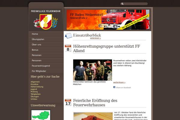 Radiate theme site design template sample