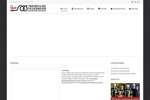 Site using Einsatzverwaltung plugin