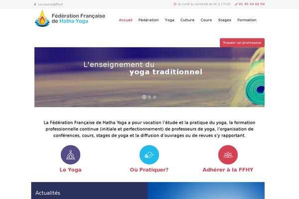 Yogastudio theme site design template sample