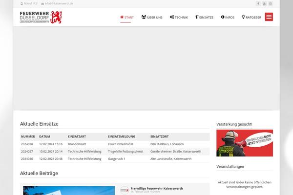 Site using Einsatzverwaltung plugin