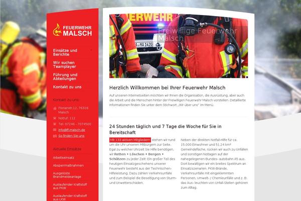 Site using Einsatzverwaltung plugin