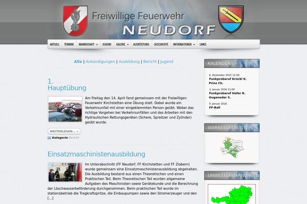 evolve theme site design template sample