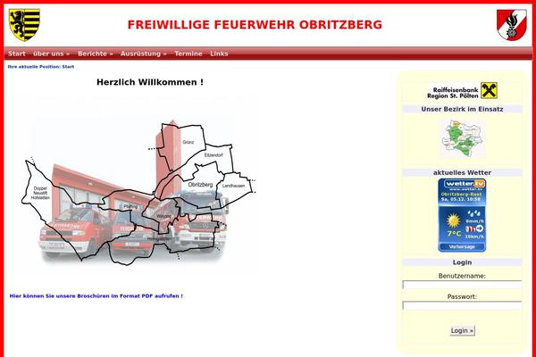 ff-obritzberg.at site used Feuerwehr