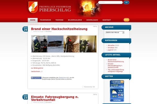 RedBel theme site design template sample
