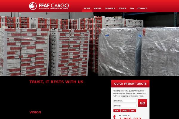 Cargo theme site design template sample