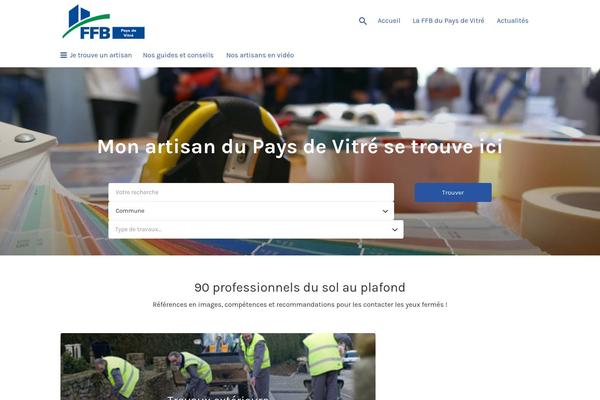 Listify Child theme site design template sample