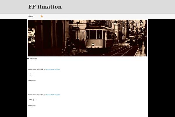 Fudo theme site design template sample