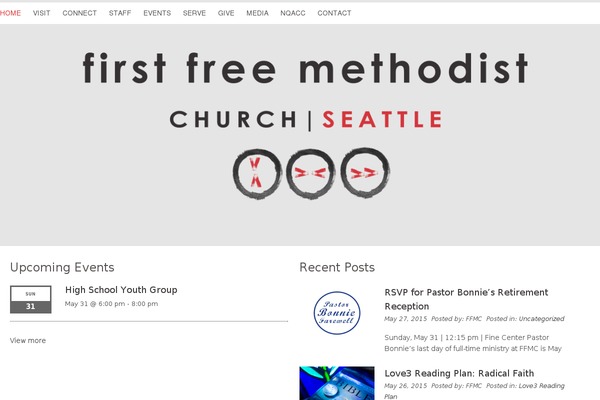 Genesis Church theme site design template sample
