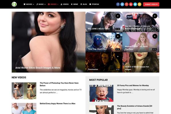 MagXP theme site design template sample