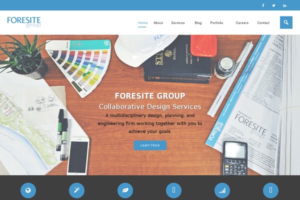 Harest theme site design template sample