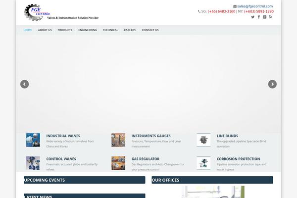 Richer theme site design template sample