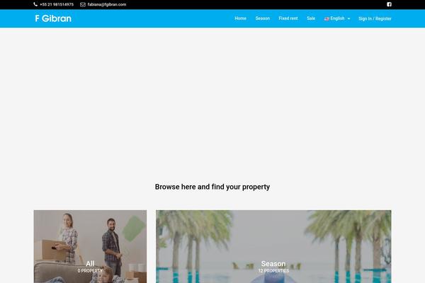 Houzez theme site design template sample