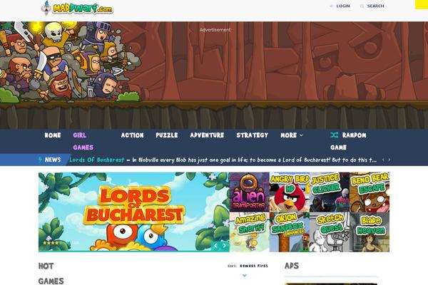 BlogArise theme site design template sample
