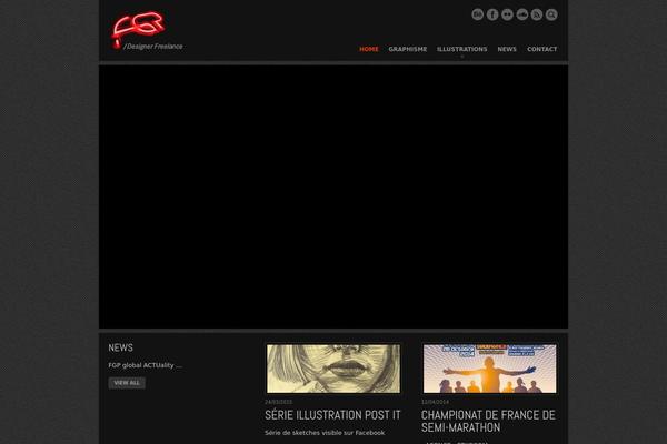 Fullscene theme site design template sample