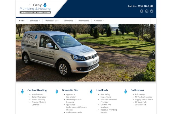 Gray theme site design template sample
