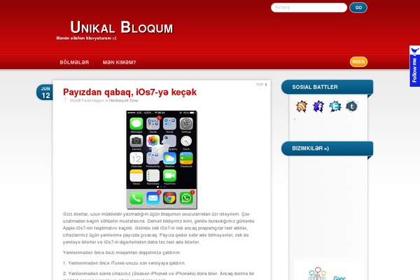 RedBel theme site design template sample