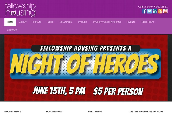 Outreach Pro theme site design template sample