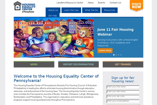 equalhousing theme websites examples