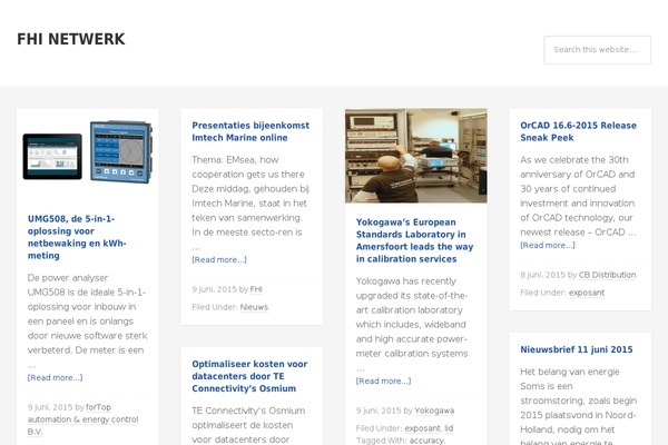 Standard theme site design template sample