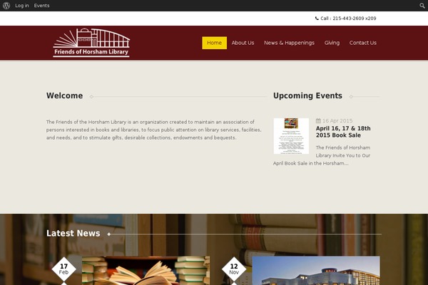 fhlib.org site used Alms-theme