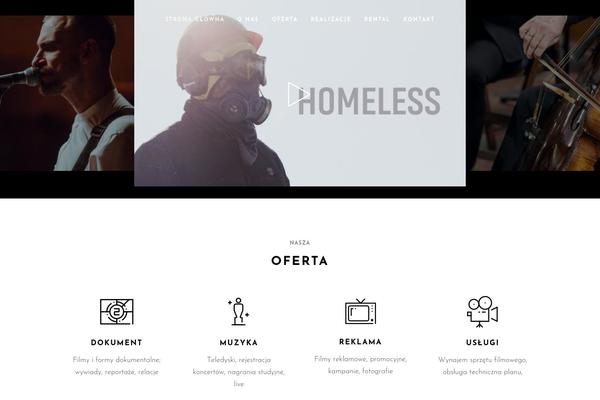 Cinerama theme site design template sample