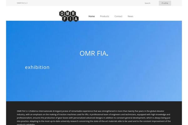 Impreza theme site design template sample