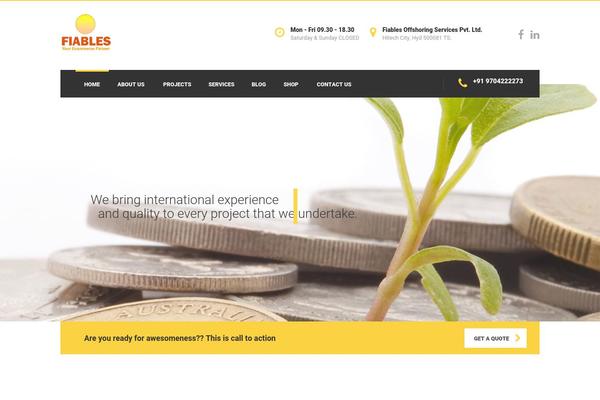 Vozx theme site design template sample