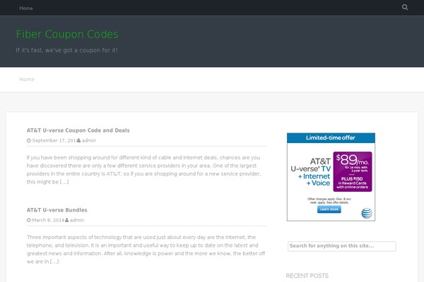fibercouponcodes.net site used CleanPress