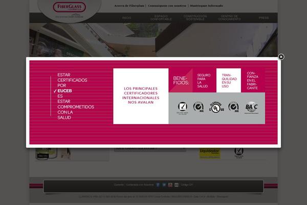 fiberglass theme websites examples