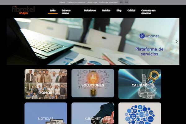 Site using Nemus Slider plugin