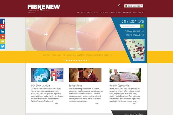fibrenew WordPress theme, websites list used fibrenew theme fibrenew theme websites examples