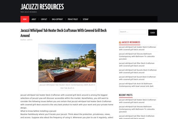 Hiero theme site design template sample