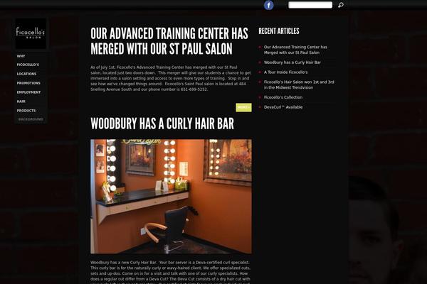 Sideways theme site design template sample