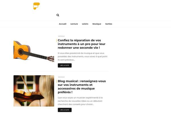 Wishful Blog theme site design template sample