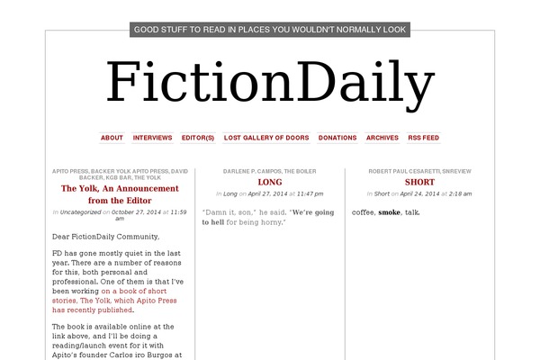 Feather Magazine theme site design template sample